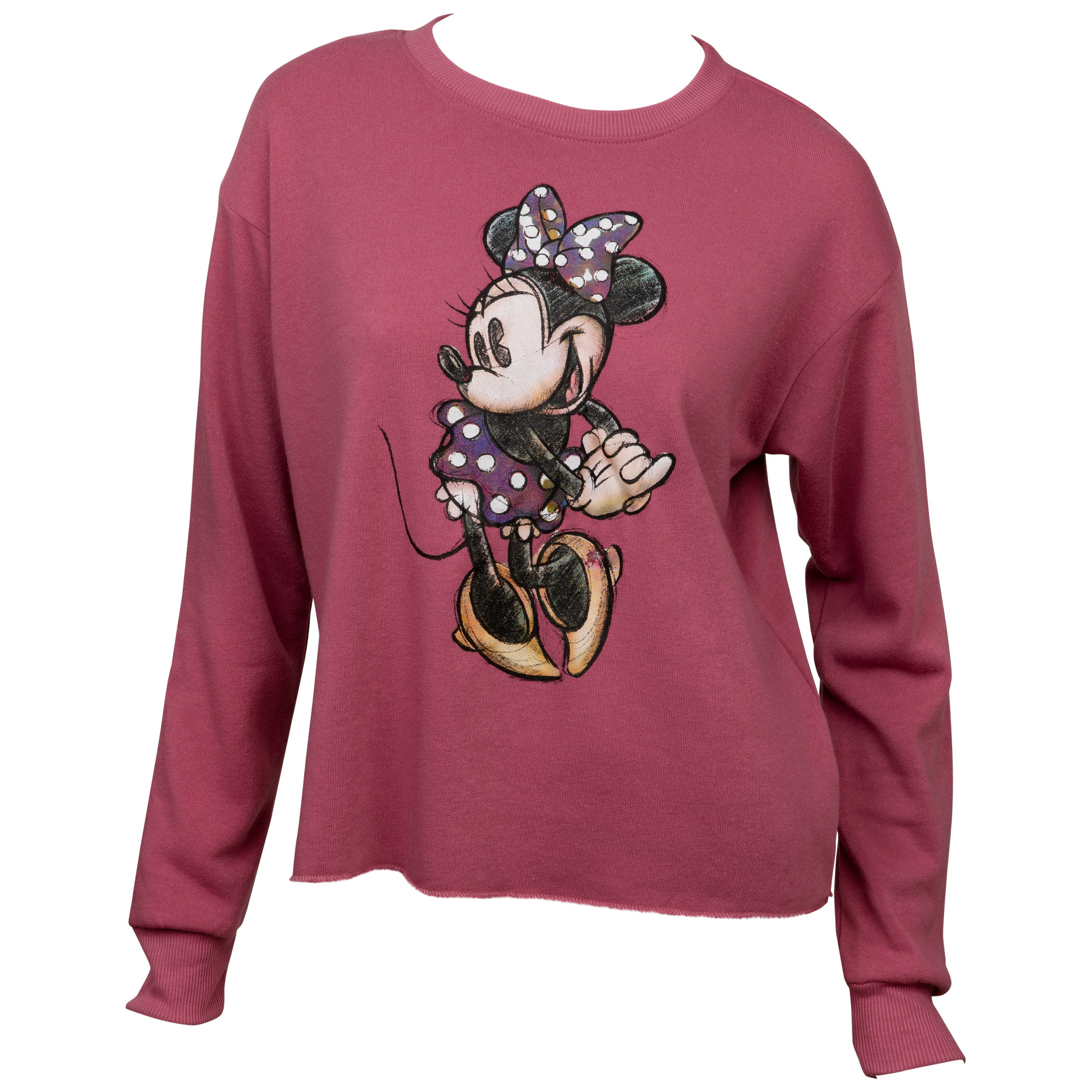 Disney's Minnie Mouse Standing Women's Pullover Sweatshirt